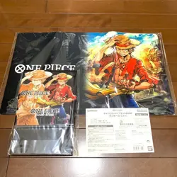 One Piece Championship 2022 Luffy Play Mat & Storage Deck Box NO CARD New - Image 1