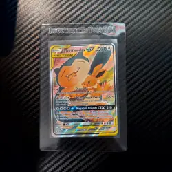 Pokemon Eevee & Snorlax GX #SM169 - 2019 Black Star Promo Tag Team Card - Image 4