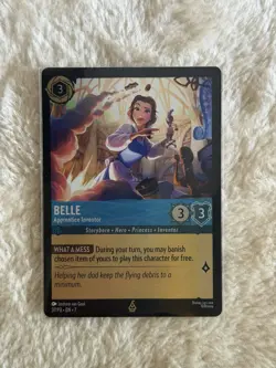 Disney Lorcana TCG: Belle-Apprentice Inventor Park Exclusive Promo Card - Image 1