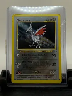 Pokemon TCG Skarmory Neo Genesis Holo Rare Card 13/111 MP Condition - Image 1