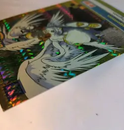 1999 Digimon Angemon 33 of 34 Exclusive Preview Card Silver Prism Card NM - Image 3