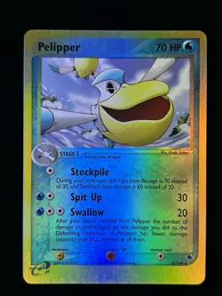 Pokemon Card - Pelipper reverse - 19/109 - EX Ruby & Sapphire - 2003 - Image 1