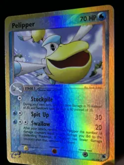 Pokemon Card - Pelipper reverse - 19/109 - EX Ruby & Sapphire - 2003 - Image 2