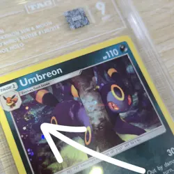 FART WHOLE SWIRL 🌀💫 TAG 9 Umbreon 120/214 Lost Cosmo Holo Promo Pokemon Card - Image 1