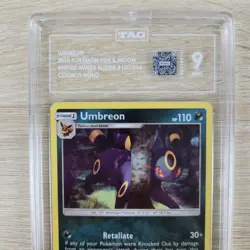 FART WHOLE SWIRL 🌀💫 TAG 9 Umbreon 120/214 Lost Cosmo Holo Promo Pokemon Card - Image 4