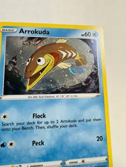 Arrokuda SWSH093 SWSH: Sword & Shield Promo Card Holo (HUGE SWIRLD!) - Image 2