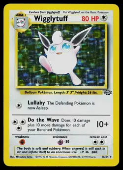 Pokemon Card - Wigglytuff Jungle 16/64 Holo Rare - Image 1
