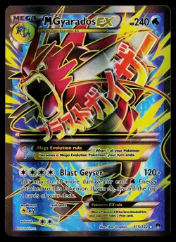 Pokemon Card - M Gyarados EX XY BREAKpoint 115/122 Ultra Rare - Image 1