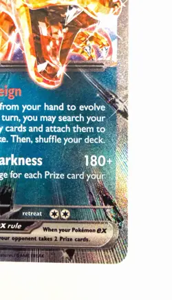 Charizard ex Tera Full Art 054/091 PAF Paldean Fates Pokemon Card NM/M - Image 3