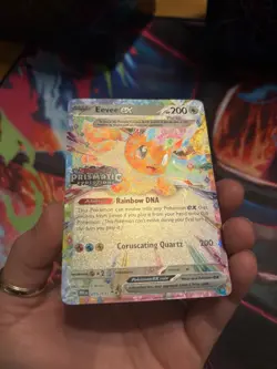 Eevee ex - (Prismatic Evolutions Stamp) 075/131 Miscellaneous Cards &... - Image 2