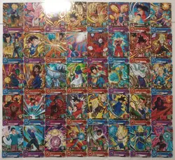 Lot of 40 Japanese Dragon Ball Super Dragonball Heroes TCG Rare Card Set - Image 1