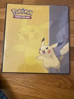 2015 Ultra Pro Pokemon Pikachu 3-Ring Binder Card Album 2” Ultra Pro 25 Pages - Image 1