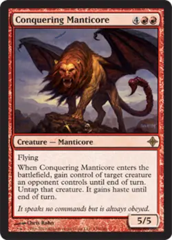 Conquering Manticore - Foil X4 (Rise of the Eldrazi (2010)) MTG (NM) *CCGHouse* - Image 1