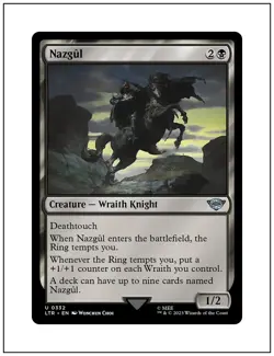 1x Nazgul - 0332, Lord of the Rings, Magic MTG NM - Image 1