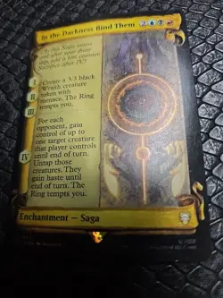 MTG | In the Darkness Bind Them (Showcase Scroll) [LOTR] ✨FOIL✨ - Image 1