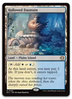 Hallowed Fountain #265 (NM) ECL Magic MTG - Image 1