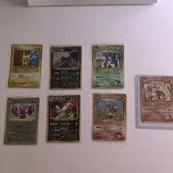 Pokemon 7 Cards bundle Holo Gym Challenge and Neo Japanese. - Image 1