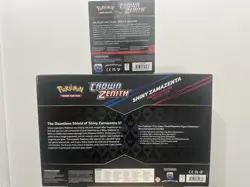Pokemon Crown Zenith Shiny Zamazenta Premium Figure Collection & Booster Bundle - Image 2