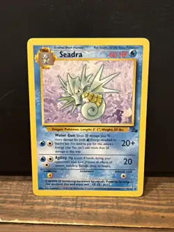 Pokemon TCG 1999 Seadra 42/62 Fossil Regular Vintage Card - Image 1
