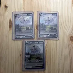 Pokemon TCG Arceus V SWSH204 2022 Figure Collection Black Star Promo Cards (x3) - Image 1