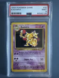1999 Pokemon Game Kadabra Mint 9 - Image 1