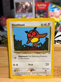 HOOTHOOT 60/111 Neo Genesis C Unlimited Pokemon TCG MP - Image 1