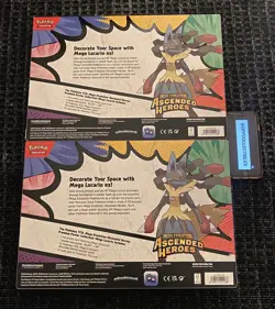 Pokemon TCG: Ascended Heroes Premium Poster Collection Mega Lucario Sealed Box - Image 2