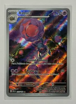 Rabsca 215/193 Sv02: Paldea Evolved Illustration Rare Full Art Holo Pokemon TCG - Image 1