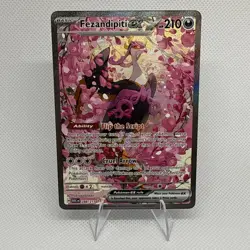 Pokemon TCG Fezandipiti Ex 288/217 SIR Ascended Heroes CLEAN - Image 1