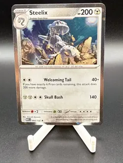 Steelix 093/132 Holo Rare - Pokemon ME01: Mega Evolution NM - Image 1