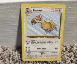 Pokemon TCG Fearow Jungle 36/64 Unlimited 1999-2000 Wizards Base Set MP - Image 1