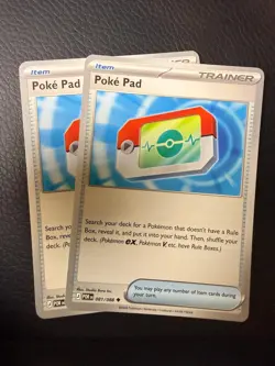 2 NM/M Perfect Order Poke Pad 081/088 Uncommon Pokemon - Image 1