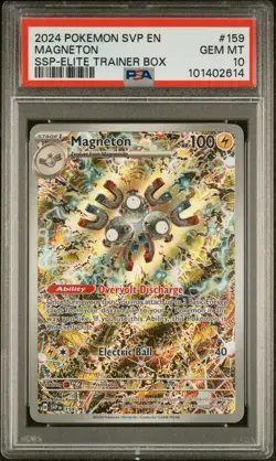 PSA 10 GEM MINT Pokemon Scarlet & Violet Magneton SVP159 Surging Sparks Promo - Image 1