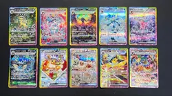 Pokemon Card Terastal Festival Eevee Evolution SAR Complete Set Of 10 Japanese - Image 1