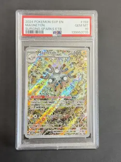 Pokemon TCG Magneton SVP #159 Black Star Promo Surging Sparks PSA 10 - Image 1