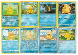 8x Vintage Psyduck Lot 65/82 16/222 7/18 11/68 028/189 - Pokemon (NM/LP) - Image 1