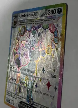 Pokemon TCG Umbreon EX Prismatic Evolutions Black Star Promo 176 Holo Rare - Image 5