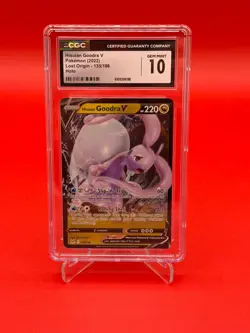 Hisuian Goodra V 135/196 Swsh11: Lost Origin Holo CGC Gem Mint 10 Pokemon TCG - Image 1
