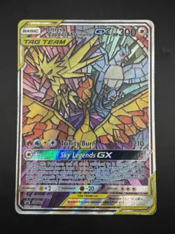 Pokemon Moltres & Zapdos & Articuno GX SM210 TAG TEAM Promo - Image 1