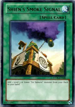 Shien's Smoke Signal STOR-EN048 Yu-Gi-Oh! Card Light Play Unlimited - Image 1
