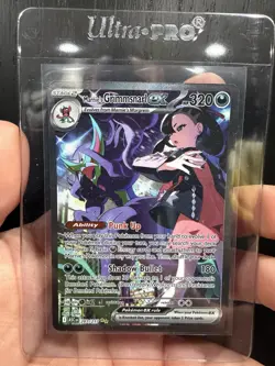 Pokemon Marnie's Grimmsnarl EX Full Art Holo Rare 287/217 ASC CH 320 HP English - Image 1