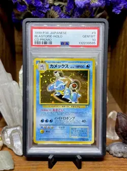 EPIC SWIRL!!🌀!! BLASTOISE CD-PROMO #9 PSA 10 GEM MINT 1999 Pokemon - Image 1