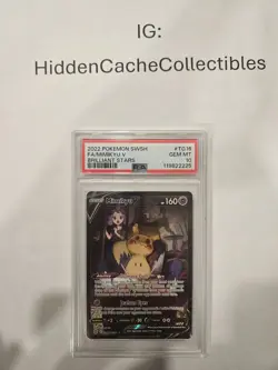 2022 Pokemon Sword And Shield Brilliant Stars Mimikyu V TG16 PSA 10 - Image 1