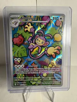 Ambipom 107/94 Illustration Rare NM Pokemon Phantasmal Flames - Image 1
