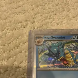 Pokemon TCG Misty's Gyarados Reverse Holo Rare Destined Rivals 049/182 - Image 2