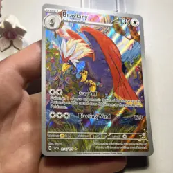 Pokemon TCG Braviary Illustration Rare Holo 214/191 Sv08 Surging Sparks NM - Image 2