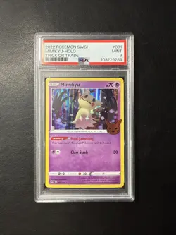 Pokemon Trick Or Trade #081 Mimikyu - Holo PSA 9 - Image 1