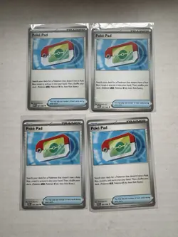 Pokemon: 4x Poke Pad 081/088 Perfect Order NM/M - Image 1