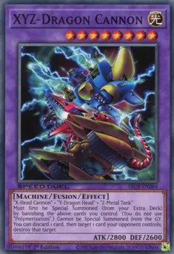 XYZ-Dragon Cannon - SBCB-EN084 - Common - 1st Edition - Lightly Played - Image 1