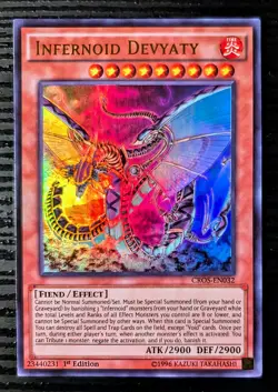 Infernoid Devyaty CROS-EN032 [Crossed Souls] 1st Edition - Yugioh! - NM - Image 1